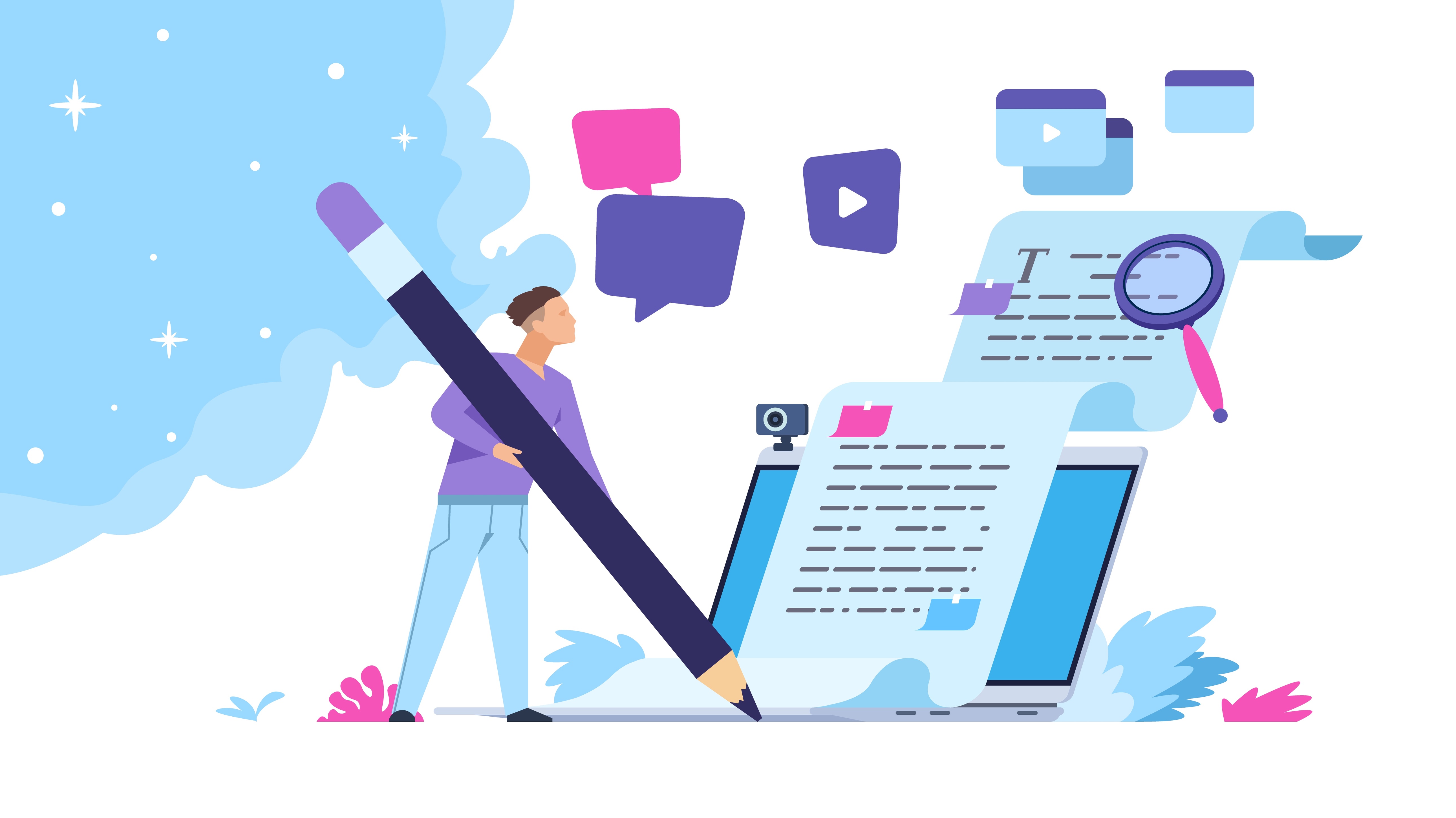 Стать создавать. Дело вектор. Автор контента. SEO специалист иллюстрация Абстрактная. Write вектор.