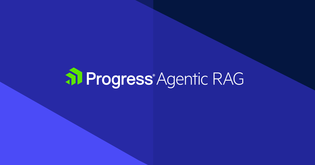 the logo for progress agentic rag