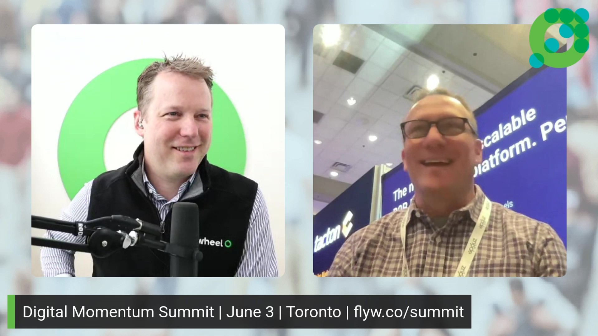 Screenshot of interview with Scott Snowden and Tom Flierl