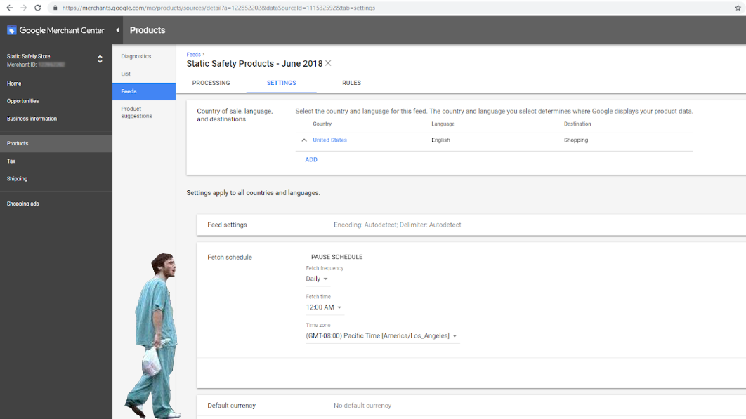 Google Merchant Center Back End - Halloween Blog by Flywheel Strategic