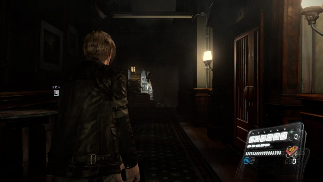 Shot from the video game Resident Evil 6