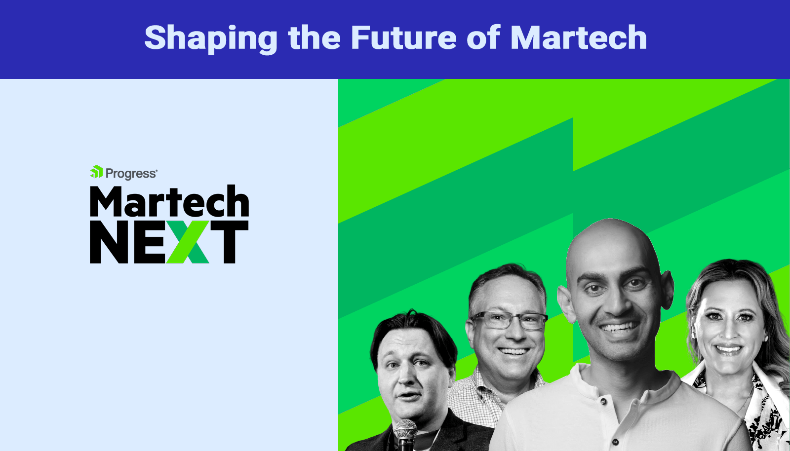 Progress MartechNEXT: Shaping the Future of Martech with great Keynote speakers
