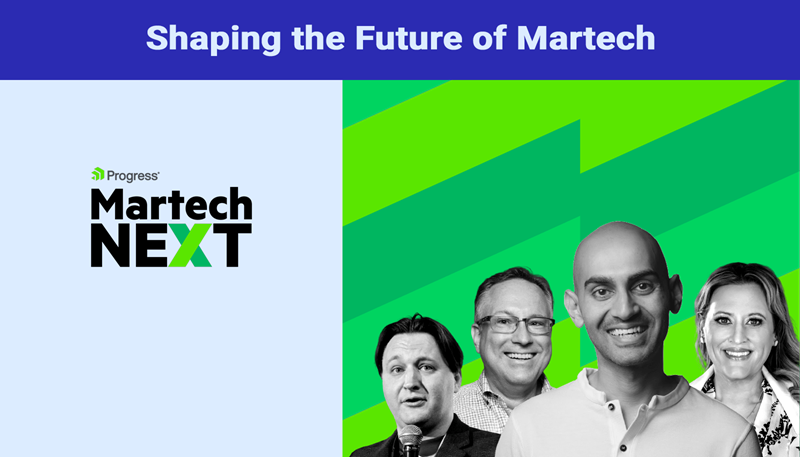 Progress MartechNEXT: Shaping the Future of Martech with great Keynote speakers
