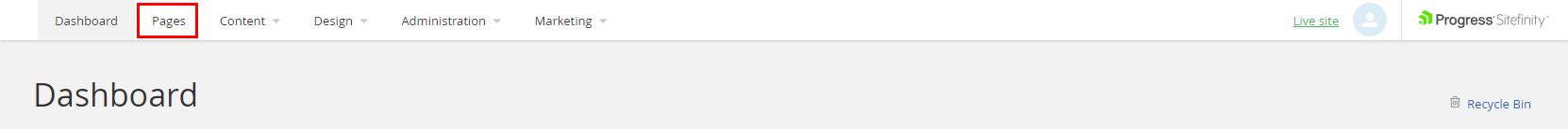 Redirecting URLs 2-01 An image indicating the location of