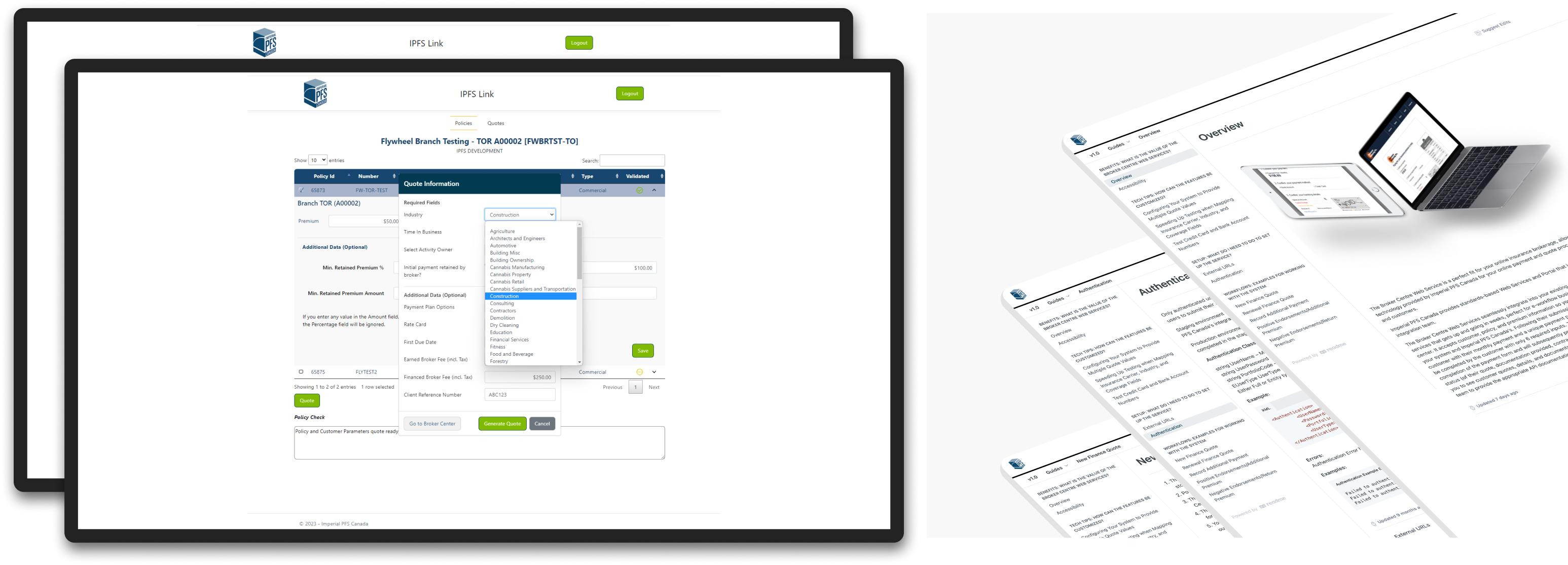 ipfs documentation and mockup