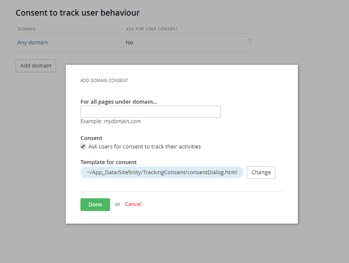 Consent Sitefinity Update Flywheel Strategic screenshot